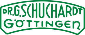 Obraz pokazuje logo producenta mikroskopów Schuchardt (Dr. G. Schuchardt Göttingen) - wariant #1